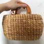 Womens Straw bag,Beach bag,Woven bag,Tote bag, Water hyacinth bag,Straw clutch bag,Bucket handbag