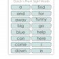 Dolch Sight Words Tracing, Preschool Worksheets and Teaching Materials