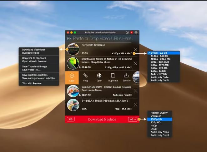 PullTube 1.8.5.60 for MacOS Full Version