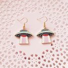 Ufo earrings, anime earrings, kawaii earrings, alien earrings