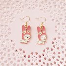 My melody earrings, anime earrings, kawaii earrings