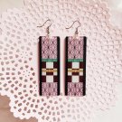 Hanafuda earrings, demon slayer earrings, anime earrings