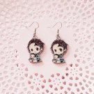 Hanafuda earrings, demon earrings, kawaii earrings