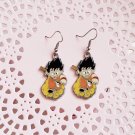 Goku earrings, anime earrings, kawaii earrings