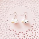 Cow earrings, anime earrings, kawaii earrings, quirky earrings, strawberry cow