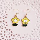 Flower earrings, anime earrings, kawaii earrings, daisy earrings, quirky earrings