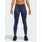 Adidas women's running tights how we do long CG1103 mid rise blue size L