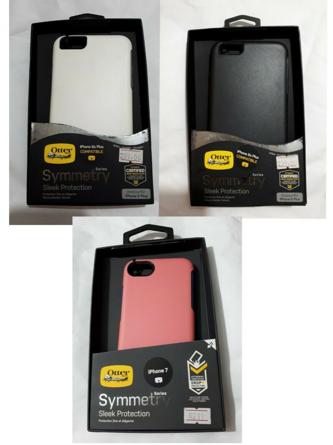 Otterbox symmetry case cover for iPhone7 pink