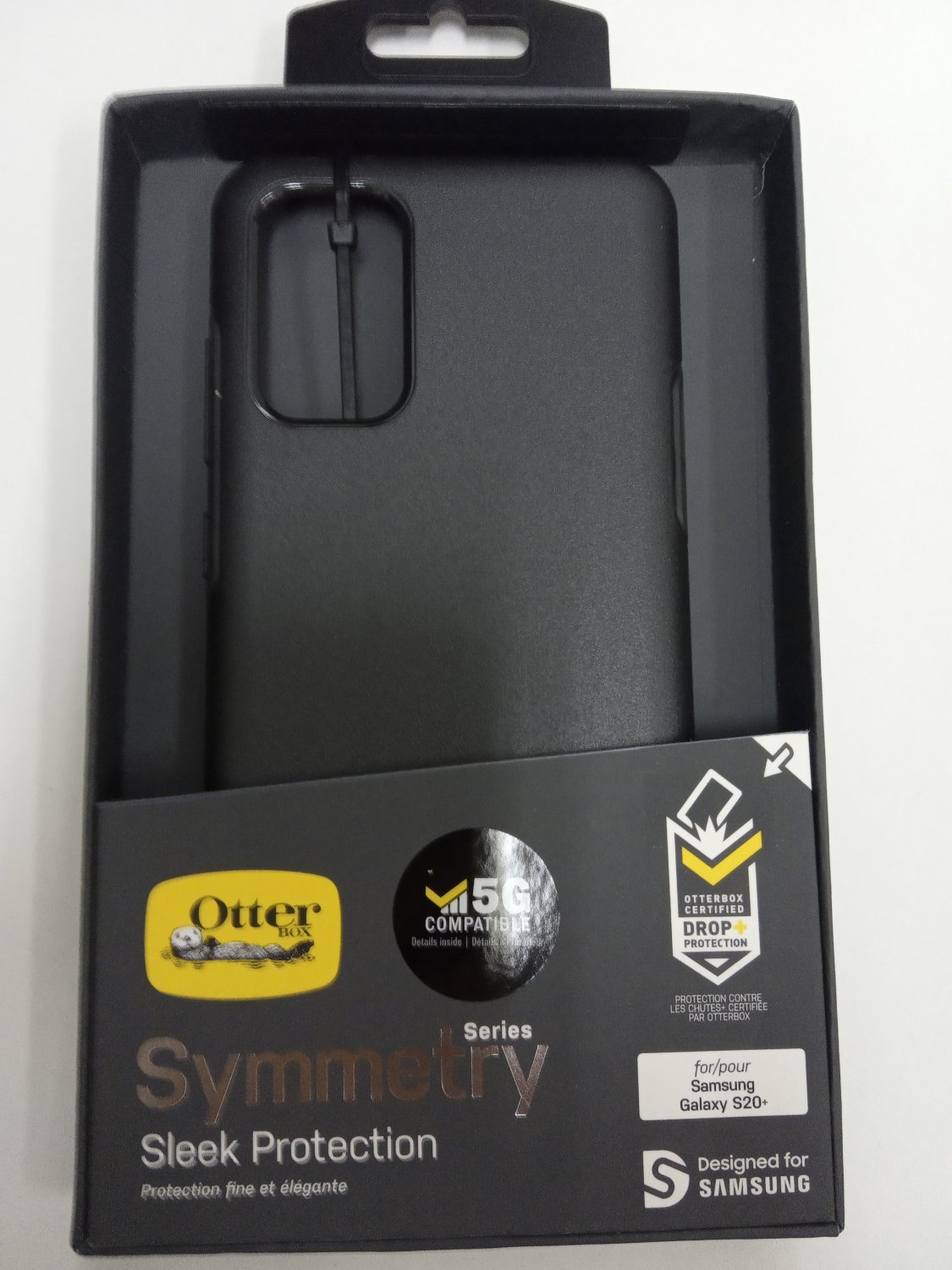 Otterbox symmetry case for Samsung galaxy s20+ 5G black
