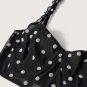 Mango bikini top confetit black polka dots sizes S M
