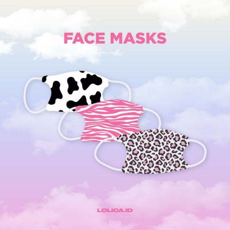 Face Mask Cute Aesthetic Earloop