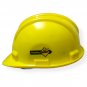 Industrial Safety Helmet With Hard Hat And Adjustable Chin Strap Yellow Colour