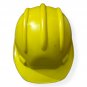 Industrial Safety Helmet With Hard Hat And Adjustable Chin Strap Yellow Colour