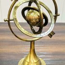 Brass Celestial Globe Armillary Globe Showpiece Brass Armillary Sphere Decor