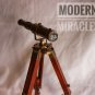 Nautical Marine Spyglass Brass Telescope With Wooden Tripod Stand Replica gift