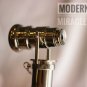 Brass Walking Stick With Telescope Handle Wooden Walking Stick