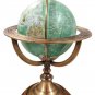 Vintage Brass Antique Armillary Tabletop World Sphere Globe Nautical Decor