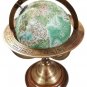 Vintage Brass Antique Armillary Tabletop World Sphere Globe Nautical Decor