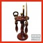 Antique Nautical Brass Magnifying Glass, Letter & Bottle Opener Stand Holder