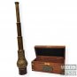 Antique 18" Engraved Telescope Marine Nautical Spyglass with Wooden Box Gift