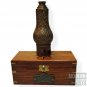 Antique 18" Engraved Telescope Marine Nautical Spyglass with Wooden Box Gift
