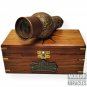 Antique 18" Engraved Telescope Marine Nautical Spyglass with Wooden Box Gift