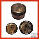 3" Table Marine Open Compass Victorian Navy Desk  Antique Brass Maritime Gift