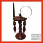 Antique Brass Stand Holder With Magnifying Glass, Letter & Bottle Opener Decor