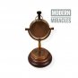 Desk Table Clock Decor Vintage Brass Watch Nautical Antique Maritime Marine.