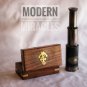 6" Victorian Brass Telescope with Beautiful Decorative Wooden Box Nautical
