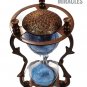turkish Brass 5 minutes  Sand Timer Antique Table Top Home Decor Engraved