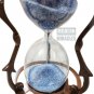 turkish Brass 5 minutes  Sand Timer Antique Table Top Home Decor Engraved