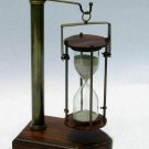 NAUTICAL Marine Navigation 5 Minutes BRASS SAND TIMER HOURGLASS DECOR