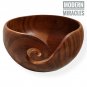 Premium Rosewood HandMade Wooden Yarn Bowl Crochet & wool Knitting Bowl Gift