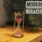 Vintage Decor Solid Brass Handmade 3 Inch Height 3 Minutes Sand Timer Hourglass