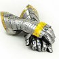 Antique Medieval Knight Templar Shiny Steel Viking Heavy Armour German Gauntlets