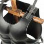 Medieval Roman Greek Muscle Body Armor Cuirass Black ~ Armour Breastplate Black