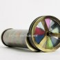 Vintage brass kaleidoscope double wheel style antique brass finish replica