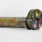 Vintage brass kaleidoscope double wheel style antique brass finish replica