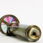 Vintage brass kaleidoscope double wheel style antique brass finish replica
