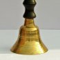 Antique Brass Hand Bell with Black Handle (5.5'') Home Decor Gift Item
