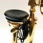 Gold Brass American Landline Telephone Vintage Look Rotary Dial Candlestick