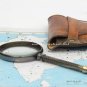 Magnifier Brass Magnifying Glass With Leather Cover Collectible Decor Gift