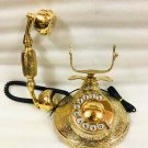 Nautical Brass Vintage Rotary Phone Old Fashioned Telephone French Victorian