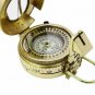 Solid Brass Vintage Prismatic Compass Nautical Pocket Magnetic Navigation