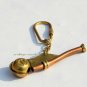 Boatswain Whistle With Wooden Box Bosun Call Pipe Brass / Harry Potter Gift