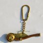Boatswain Whistle With Wooden Box Bosun Call Pipe Brass / Harry Potter Gift