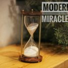 Antique Brass 5 Minutes Hourglass Sand Timer (Wooden Brass_6 x 3Inch)