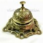 Antique Brass Reception Hotel Calling Service Bell Vintage Nautical Counter Bell