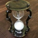 Antique Brass Sand Timer Hourglass Nautical Timer Classic Sand Timer Hourglass